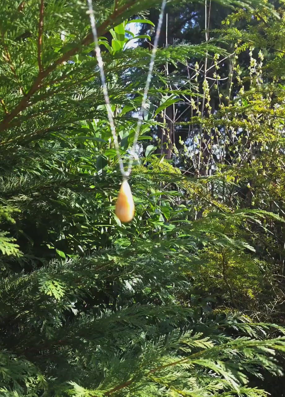 Cabochon Pendant: Golden Quartz Crystal - Pacific Northwest Jewelry